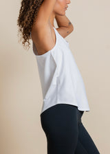 Reset Relaxed Tank Top, Ivory
